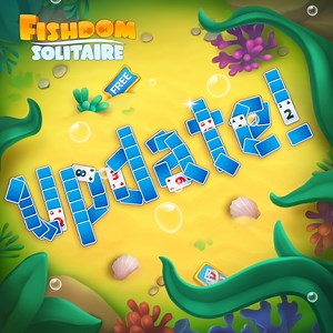 It's here — https://plrx.me/ehjZDzos4q 🌊 Dive into new adventures and welcome new fish to your aquariums! 🐠 | Fishdom Solitaire