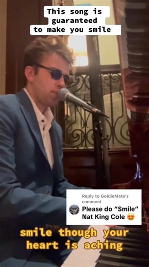 Ben Dunnill | “Smile” Out Now :) #smile #jazz #piano #vocals #cover #reels #reaction #viral | Instagram