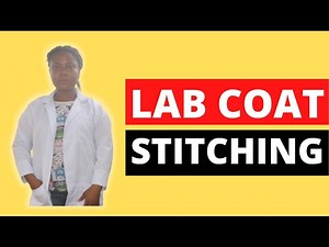 HOW TO MAKE A LAB COAT | Stitching | Doctor's lab coat | Doctor's apron | Medical apron | CuteLuks