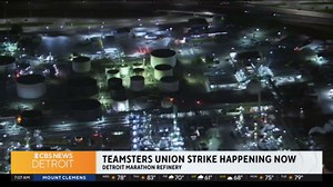 Marathon's Detroit refinery workers go on strike