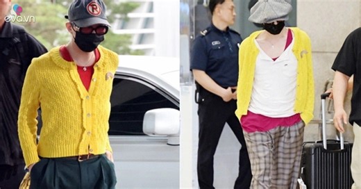 G-Dragon diện chiếc áo bà thím suốt chuyến đi Việt Nam