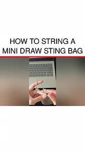 4.1K views | How To String A Mini Draw Sting Bag | DailyCrochet.com | Facebook