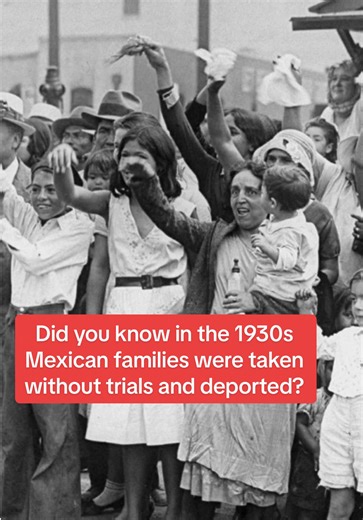 Yes, this historical event is known as the Mexican Repatriation (1929–1936), during which approximately 1 to 2 million people of Mexican ancestry—including American citizens—were coerced or forced to move to Mexico to alleviate economic strain during the Great Depression. Many were deported without formal hearings or due process. Immigration History Immigration History 3 Key details of this largely overlooked period include: Citizenship Status: It is estimated that 40% to 60% of those
