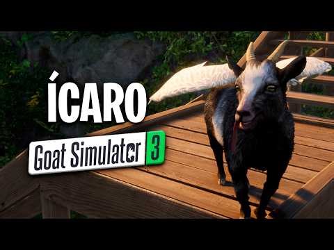 HOW TO UNLOCK ICARUS' WINGS! - GOAT SIMULATOR 3 | GUIDE IN SPANISH