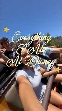 Everything I ate in 2 days at Disneyland & Disney California Adventure! 🍿🏰✨
