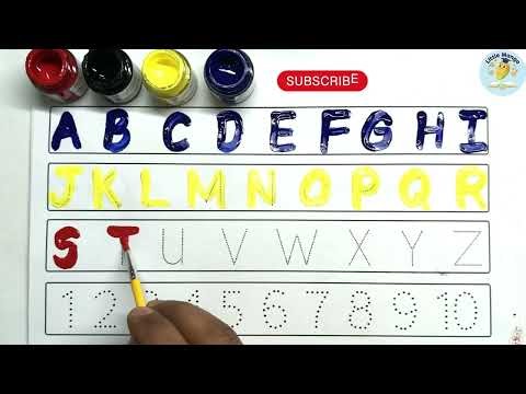 Learn A to Z Alphabets and Numbers 1 to 10 | ABC 123 Tracing and Writing for Kids |Little Mango Kids