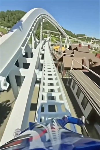 Funny POV: Riding the World’s Most EXTREME Roller Coaster #fyp #shortsviral #usa #mcutheory