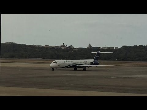 Great JT8D Sound! Venezolana MD-83 Caracas to Maracaibo, Startup, Takeoff and Landing!