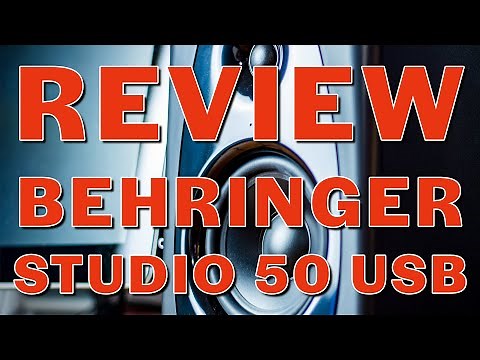 Review - Behringer Studio 50 USB Monitor Speakers