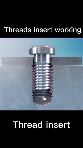 How it working? Thread repair #screws #bolts #fasteners