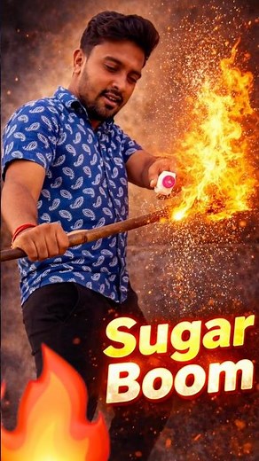 Sugar Explosion Experiment 🔥 #shorts