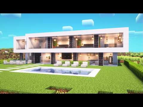Minecraft: How to Build a Modern House Tutorial #57