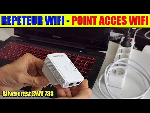 repeteur wifi lidl silvercrest point acces wifi installation parametrage repeater access point