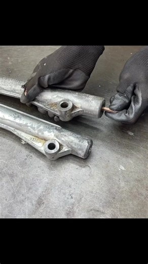 Transforming Motorcycle Scrap Metal into Iron Bar Clamps