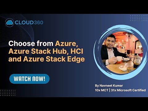 Choose from Azure, Azure Stack Hub, HCI, Azure Stack Edge