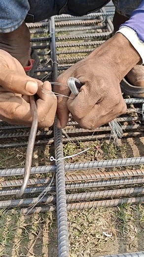 Steel Rod Binding Using Connector 👍#shorts #crafts #tricks #skills