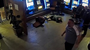 CCTV footage of the pub brawl that landed two OneFour rappers in jail