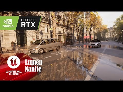 Unreal Engine 5.6 Next-Gen Hyper-Realistic Tech Demo in 4K | Paris Saint-Michel