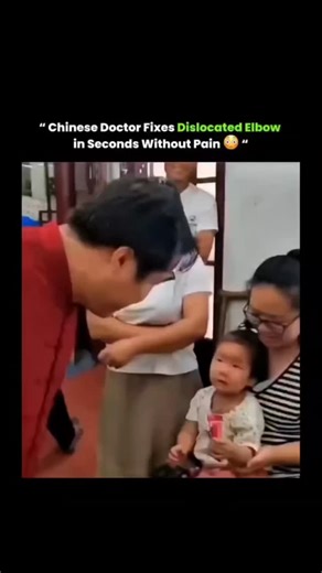 Smart Science on Instagram: "A skilled Chinese doctor quickly resets a dislocated elbow using a traditional manual technique that realigns the joint in seconds. This method is effective, causes minimal discomfort, and shows the precision and expertise of trained practitioners in joint manipulation. ... . . . ."