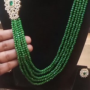 Green beads hara Offer price RW. 1199/- only Order to watsup @ 9535654359 | RS Fashions with Shilpa
