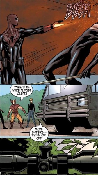 Spider-Man That Uses Guns 👀 #shorts #marvel #marvelcomics
