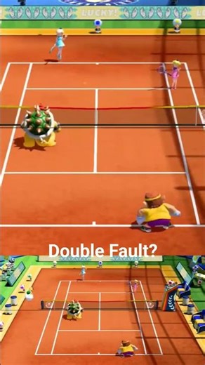 Double Fault in Mario Tennis Aces