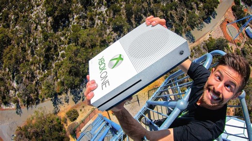 Xbox consoles survived a 150 feet drop test
