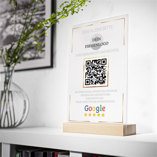 Panneau d'avis Google et affichage de code QR pour plus d'avis clients | Panneau d'avis Google pour que votre avis soit plus apprécié - Etsy France