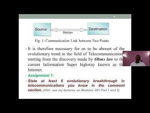Telecommunication Principles - Basics Concepts for Beginners. Engineering Lecture Series Module 035