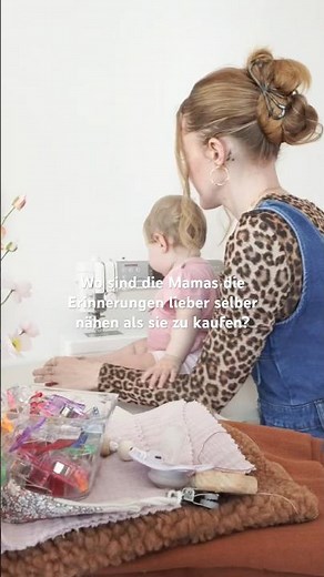 „Das hat meine Mama für mich genäht“ 😭🥺 #nähen #babydiy #nähenlernen #nähenfüranfänger