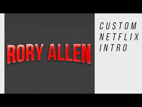 Blender | Custom Netflix Intro Tutorial