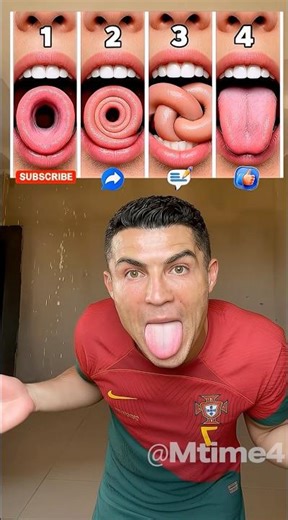 Which Tongue Are You? 😁😜 Part 2 #ronaldo #quiz #meme