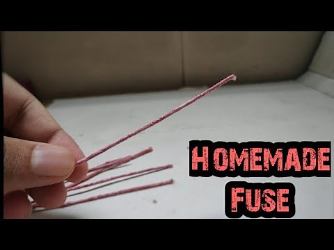 How To Make Fuse | DIY Slow Burning Fuse with MATCHES [Easiest Way]