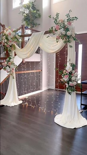DIY- wooden Arch #wedding #diywedding