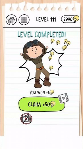 Brain Test 3 Level 111 (Latest version) Walkthrough