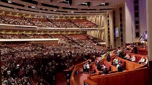 The remaining sessions of #LDSConf take place tomorrow and Sunday. This is what the Conference Center looks like when it fills up. | Church Newsroom