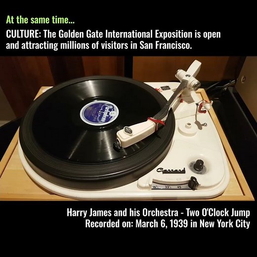 1939 March 6, Harry James and his Orchestra - Two O'Clock Jump, Hits & History #20thcenturyhistory