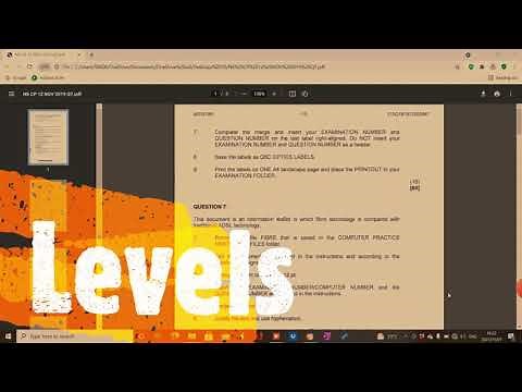 Levels for N5 & N6 Computer Practice