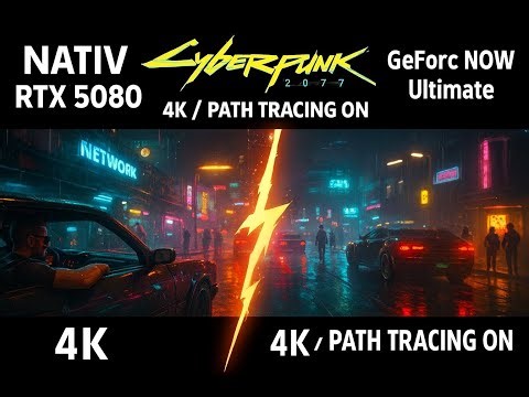 Cyberpunk 2077 mit Path Tracing: GeForce NOW schneller als RTX 5080?!