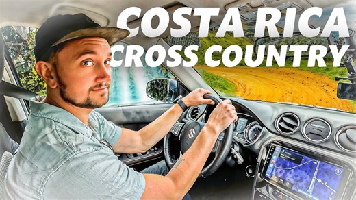 24 hours driving across Costa Rica - From the Caribbean to the Pacific Ocean