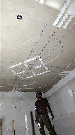 12×10 room ki simple POP design 👌 || #popceilling #popdesign #construction #houseprojects #homedecor