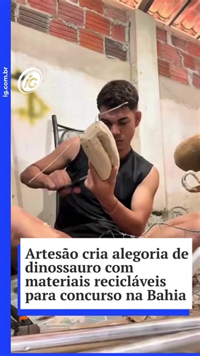O resultado foi um dinossauro gigante, cheio de detalhes que chamou a atenção de muita gente. Inovação, beleza e sustentabilidade que faz toda a diferença. 🎥 Reprodução: TTK @sansleyrc| @dommedia.br