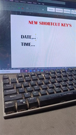 Date and time Shortcuts Key's #viralphotochallenge #exceltricks #shortcutkeys #excelshortcuts #photochallenge #picoftheday #shivratan #neci #msexceltricks #photooftheday | NECI Computer Institute