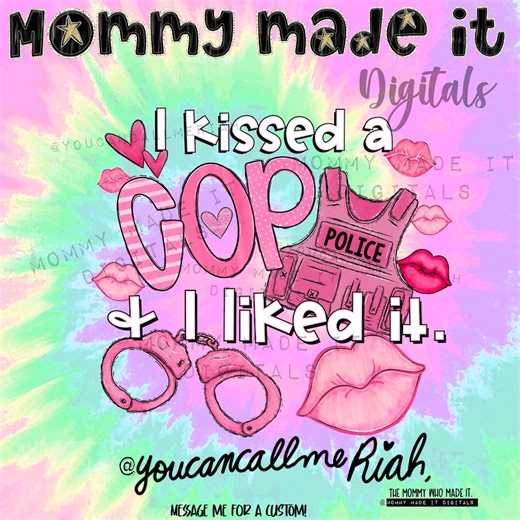 Police Officer PNG - Back the Blue (digital Download) I Kissed a Cop & I Liked It - Valentines Day Png - Etsy Australia