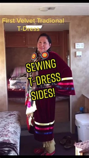Traditional Women’s T-Dress for Powwow Season