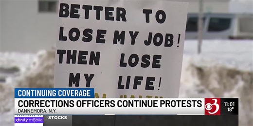 Striking NY prison guards face midnight deadline to return to work