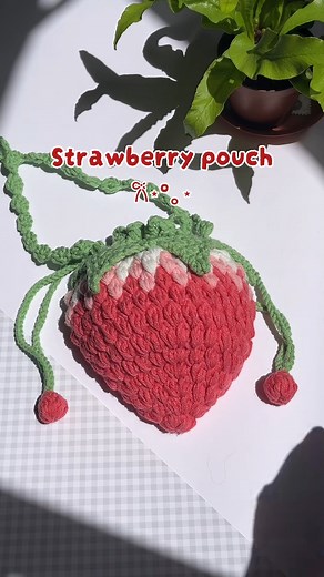 111K views · 3.4K reactions | Crochet Strawberry Bag ✨☄️ #crochet #handmade #foryou #crochetutorial #strawberry #diy #crochetbag #fyp #handcrafted #crochetideas #crochetlove #bag #pouchbag #pouches #strawberrybag #crochetstrawberrybag #strawberries #shoulderbag | Crochet Nature | Facebook