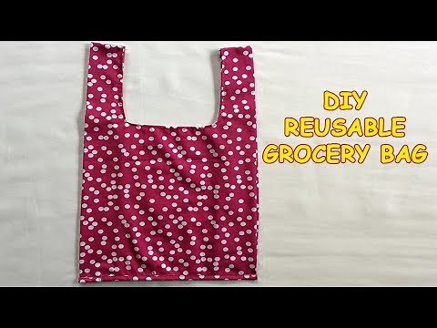 #DIY REUSABLE GROCERY BAG | Tutorial