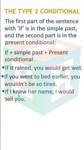 Type 2 Conditional Sentences in English