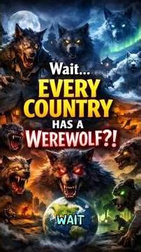 Wait Every Country has a Werewolf #shorts #werewolf #wolf